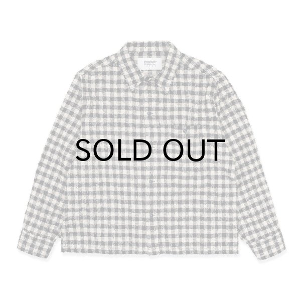 画像1: HOMBRE NINO (NEEDLE PUNCH SHIRT) WHITE (1)