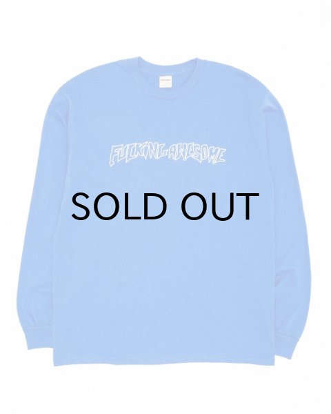 画像1: FUCKING AWESOME (FINELINE GLOW IN THE DARK STAMP LOGO LONGSLEEVE) ROYAL (1)