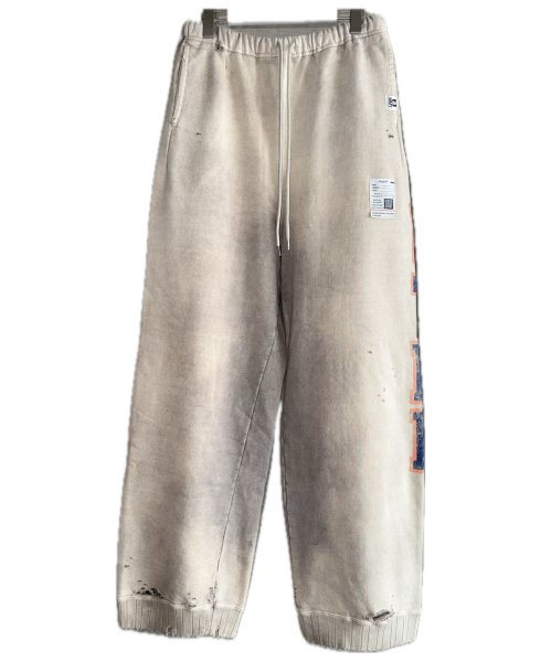 画像1: Maison MIHARA YASUHIRO (Sun Faded Like Sweat Pants) BEIGE (1)