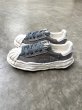 画像2: Maison MIHARA YASUHIRO ("BLAKEY" BLEACHED CANVAS LOW-TOP SNEAKER) GRAY (2)