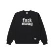 画像1: BLACK EYE PATCH (FUCK SWAG CREW SWEAT) BLACK (1)