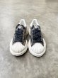 画像1: Maison MIHARA YASUHIRO ("BLAKEY" BLEACHED CANVAS LOW-TOP SNEAKER) BLACK (1)