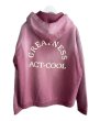 画像2: KAMIYA ("GREATNESS ACT-COOL" Embroidered Zip-up Hoodie) WINE (2)
