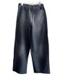 画像2: KAMIYA (Embroidered Wide Sweat Pants) BLACK (2)