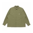 画像1: LQQK STUDIO (SOFT TYPEWRITER SNAP BUTTON SHIRT) GREEN (1)