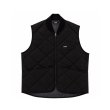 画像1: LQQK STUDIO (CORDURA NYLON QUILTED ZIP VEST) BLACK (1)