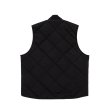 画像2: LQQK STUDIO (CORDURA NYLON QUILTED ZIP VEST) BLACK (2)