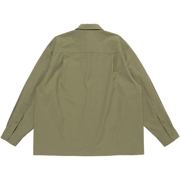画像2: LQQK STUDIO (SOFT TYPEWRITER SNAP BUTTON SHIRT) GREEN (2)