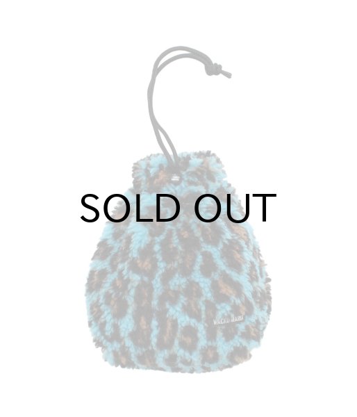 画像1: WACKO MARIA (LEOPARD POUCH TYPE-2) BLUE (1)