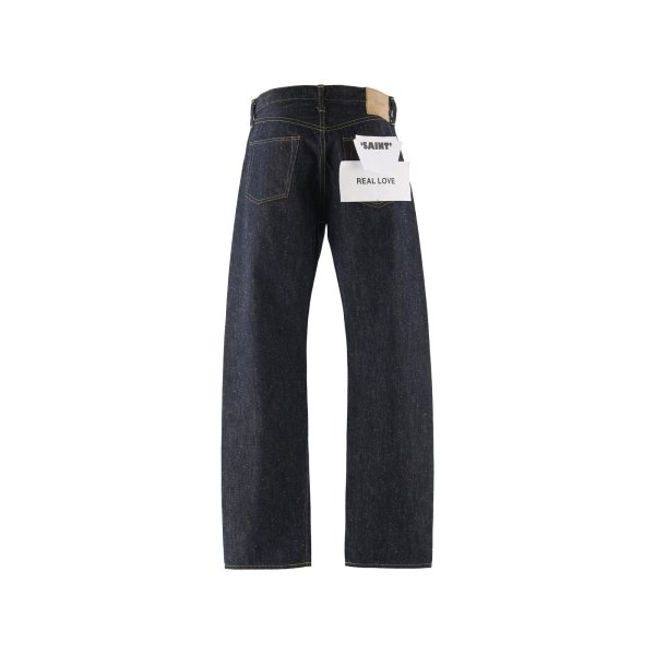 画像1: SAINT Mxxxxxx (BBJ_5 PKT DENIM PANTS_REGID) BLUE (1)