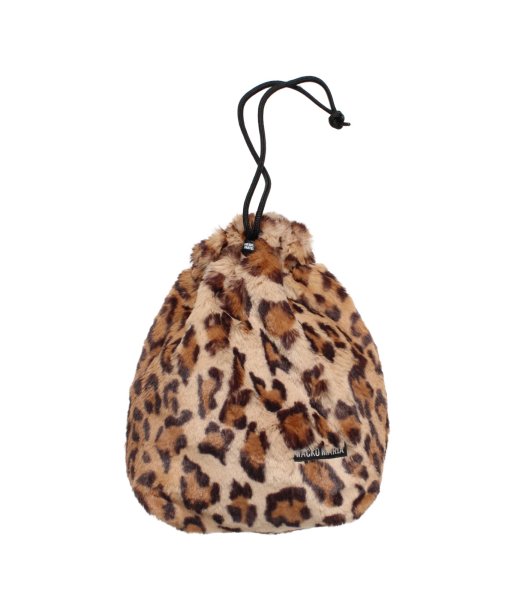 画像1: WACKO MARIA (LEOPARD POUCH TYPE-1) BEIGE (1)