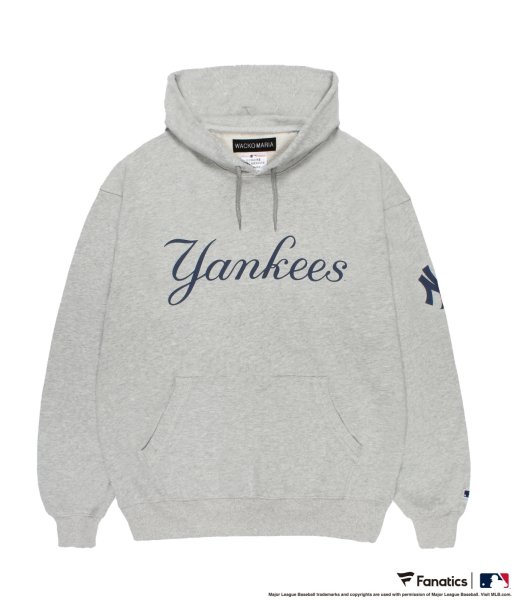 画像1: WACKO MARIA (MLB / HEAVY WEIGHT HOODED SWEAT SHIRT TYPE-1) GRAY (1)
