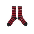 画像1: SAINT Mxxxxxx (SOCKS_BORDER) BLK-RED (1)