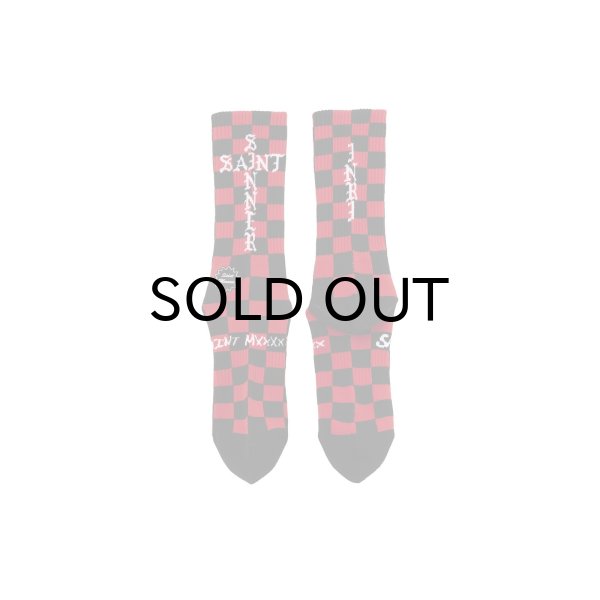 画像2: SAINT Mxxxxxx (SOCKS_CHECK) BLK-RED (2)
