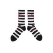 画像1: SAINT Mxxxxxx (SOCKS_BORDER) BLK-WHITE (1)