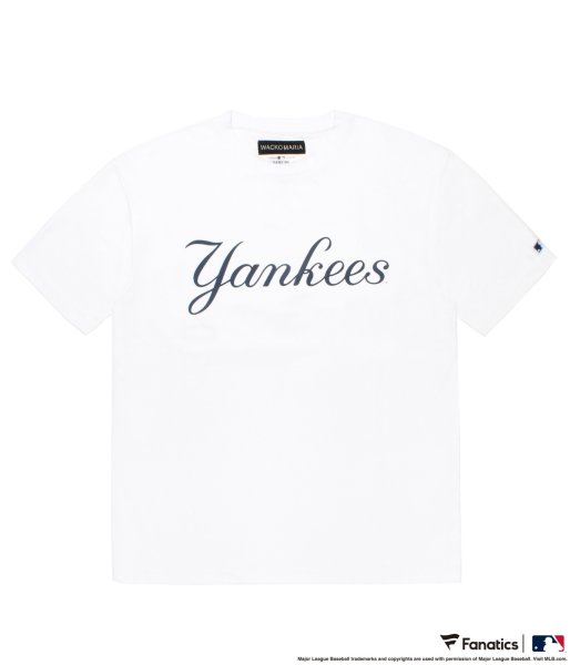 画像1: WACKO MARIA (MLB / CREW NECK T-SHIRTS TYPE-1) WHITE (1)