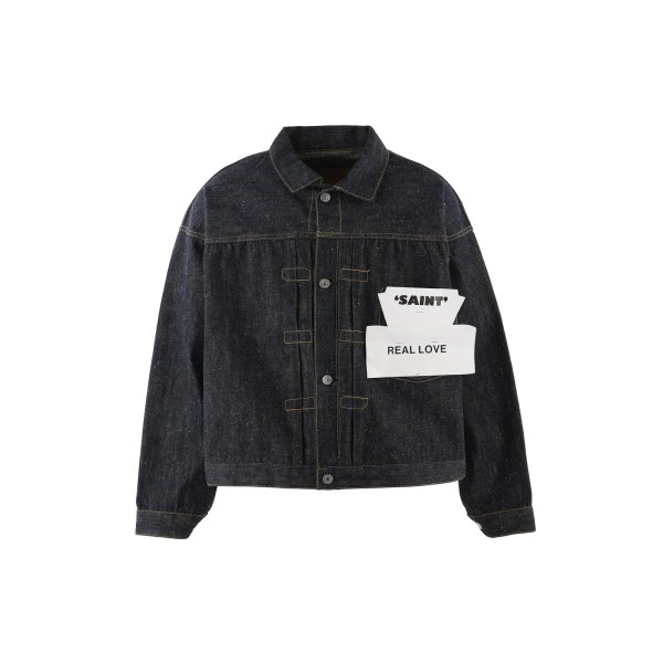 画像1: SAINT Mxxxxxx (BBJ_DENIM JACKET 1st_REGID) BLUE (1)