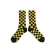 画像1: SAINT Mxxxxxx (SOCKS_CHECK) BLK-YELLOW (1)