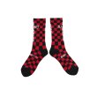 画像1: SAINT Mxxxxxx (SOCKS_CHECK) BLK-RED (1)