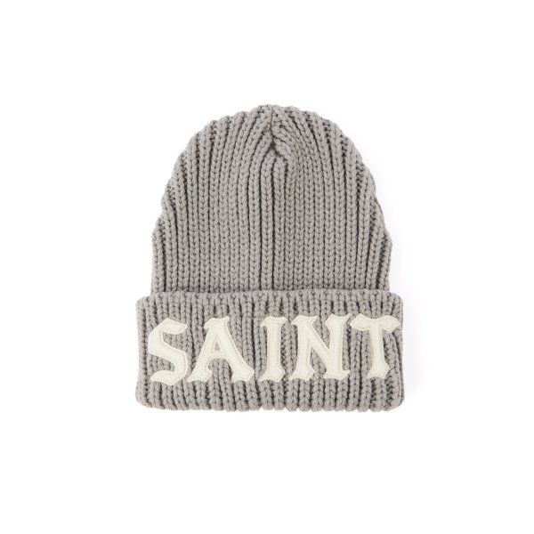 画像1: SAINT Mxxxxxx (KNIT CAP_SAINT) GRAY (1)
