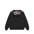 画像3: BLACK EYE PATCH (ASSORTED LABELS EMBROIDERED HOODIE) BLACK (3)