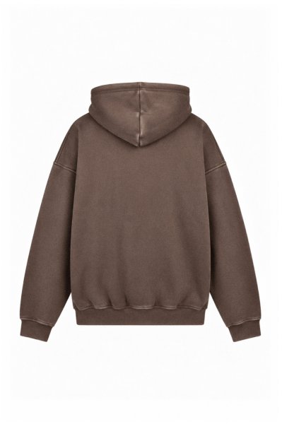 画像2: BREATH (FADE ZIP HOODIE) BROWN (2)