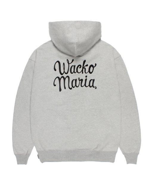 画像1: WACKO MARIA (HEAVY WEIGHT PULLOVER HOODED SWEAT SHIRT) GRAY (1)