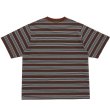 画像2: LQQK STUDIO (MULTI BORDER TEE SEXHIPPIES COLLABORATION) BROWN (2)