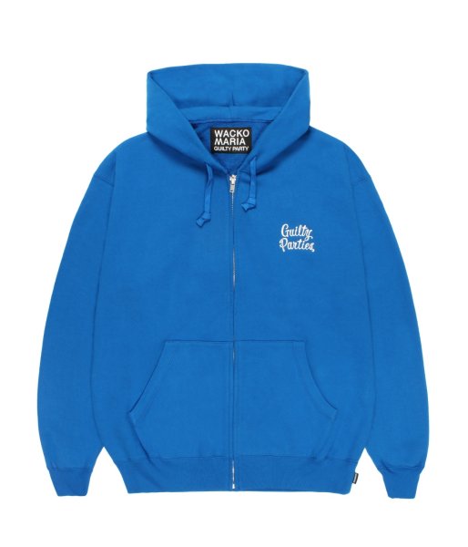 画像1: WACKO MARIA (HEAVY WEIGHT FULL ZIP HOODED SWEAT SHIRT) BLUE (1)