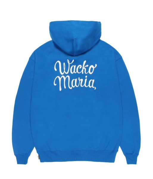 画像1: WACKO MARIA (HEAVY WEIGHT PULLOVER HOODED SWEAT SHIRT) BLUE (1)