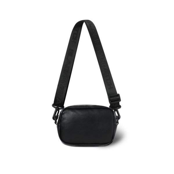 画像2: BLACK EYE PATCH (OG LABEL PU SHOULDER BAG) BLACK (2)