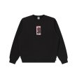 画像1: BLACK EYE PATCH (HWC GESTURE LABEL CREW SWEAT) BLACK (1)