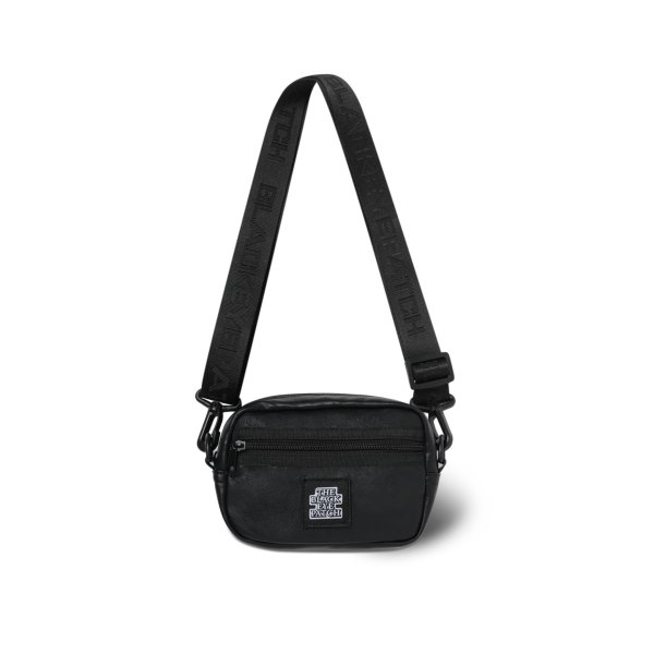 画像1: BLACK EYE PATCH (OG LABEL PU SHOULDER BAG) BLACK (1)