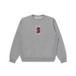 画像1: BLACK EYE PATCH (HWC GESTURE LABEL CREW SWEAT) H.GRAY (1)