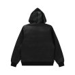 画像2: BLACK EYE PATCH (LEATHER PATCH PU HOODED JACKET) BLACK (2)
