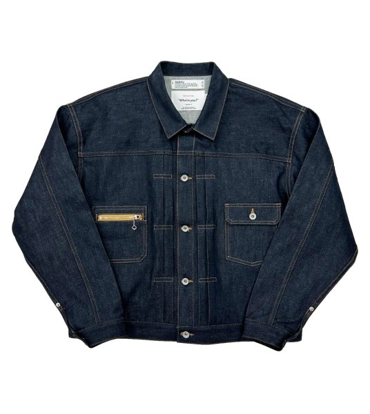 画像1: DAIRIKU ("RIGID" 2PKT DENIM JACKET) INDIGO (1)