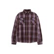 画像1: SAINT Mxxxxxx (FLANNNEL SHIRT_CHECK) PURPLE (1)