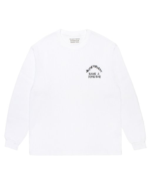 画像1: WACKO MARIA (THERMAL SHIRT) WHITE (1)