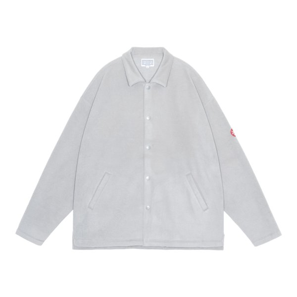 画像1: C.E (FLEECE SNAP SHIRT) GREY (1)