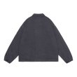 画像2: C.E (WASHED COTTON CANVAS ZIP JACKET) BLACK (2)