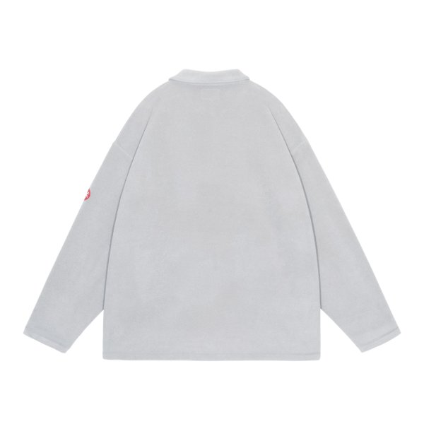 画像2: C.E (FLEECE SNAP SHIRT) GREY (2)