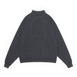 画像2: C.E (OVERDYE HALF ZIP CASUAL SWEAT) BLACK (2)