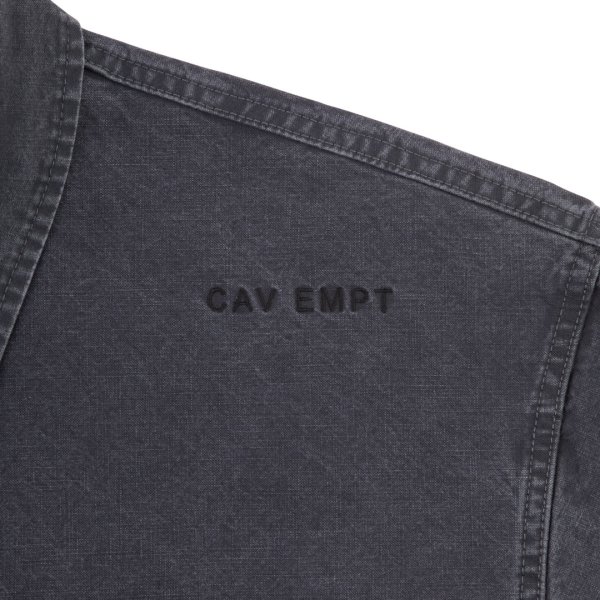 画像3: C.E (WASHED COTTON CANVAS ZIP JACKET) BLACK (3)