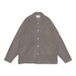 画像1: C.E (FLEECE SNAP SHIRT) BROWN (1)