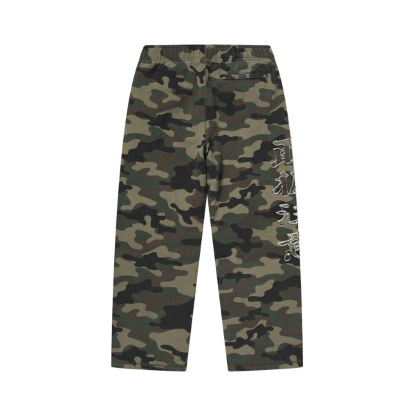 画像2: BLACK EYE PATCH (HWC WASHED CAMO BAGGY SWEAT PANTS) CAMO (2)