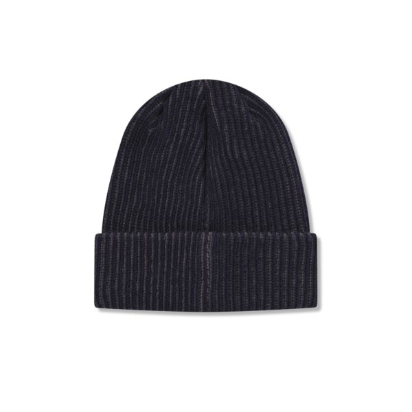 画像2: BLACK EYE PATCH (SMALL OG LABEL STRIPE BEANIE) NAVY (2)