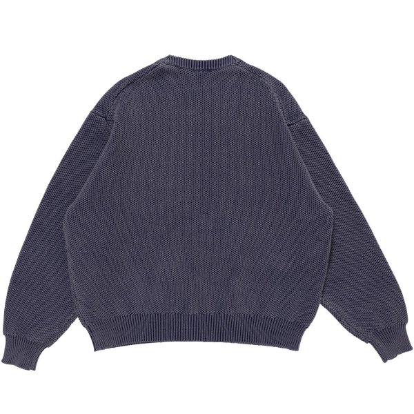画像2: LQQK STUDIO (WAFFLE KNIT CREW) BLUE (2)