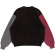 画像2: LQQK STUDIO (WAFFLE KNIT CREW) COLOR BLOCK (2)