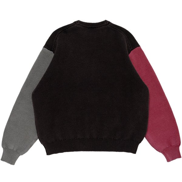 画像2: LQQK STUDIO (WAFFLE KNIT CREW) COLOR BLOCK (2)