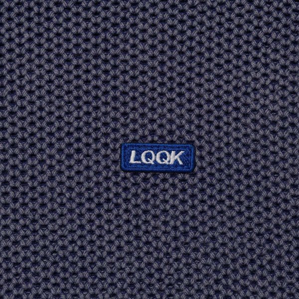 画像3: LQQK STUDIO (WAFFLE KNIT CREW) BLUE (3)